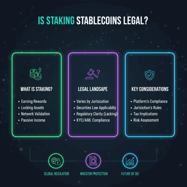 Staking stablecoin: nghiên cứu quốc tế về hợp pháp