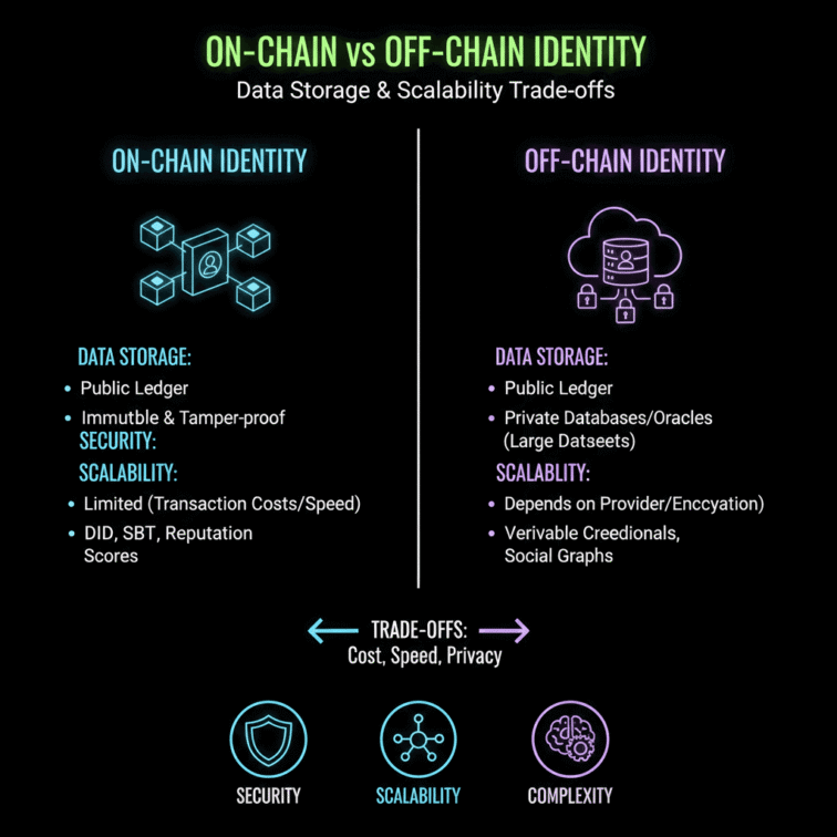 On-chain vs Off-chain Identity