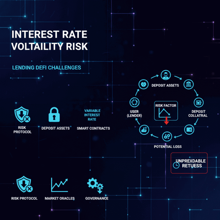 Rủi Ro Lãi Suất Biến Động Trong Lending DeFi