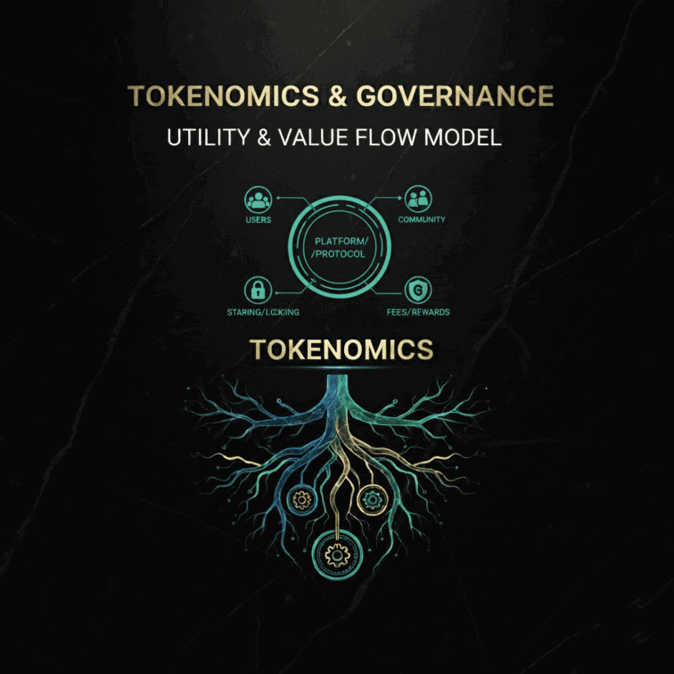 Mô Hình utility token & Value Flow