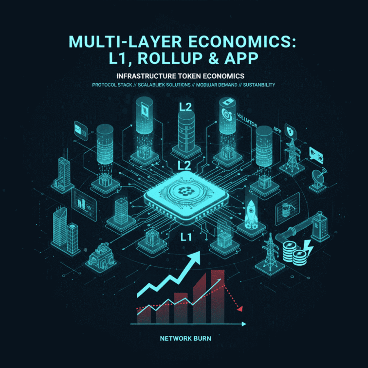 Multi-Layer Economics: L1, L2, Rollup & App Validator Economics Blockchain