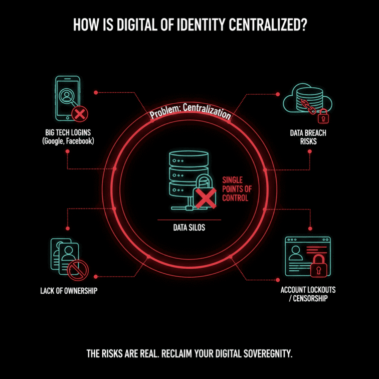 Danh tính số đang bị tập trung ra sao